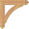 Ekena Millwork Thorton Arts & Crafts Smooth Bracket, Western Red Cedar, 3 1/2"W x 22"D x 22"H BKT04X22X22THR03SWR - alternate 2